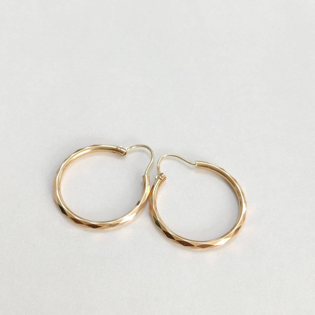 ARRACADAS PAR ORO 14 K 2 GRMS (SEMINUEVO)