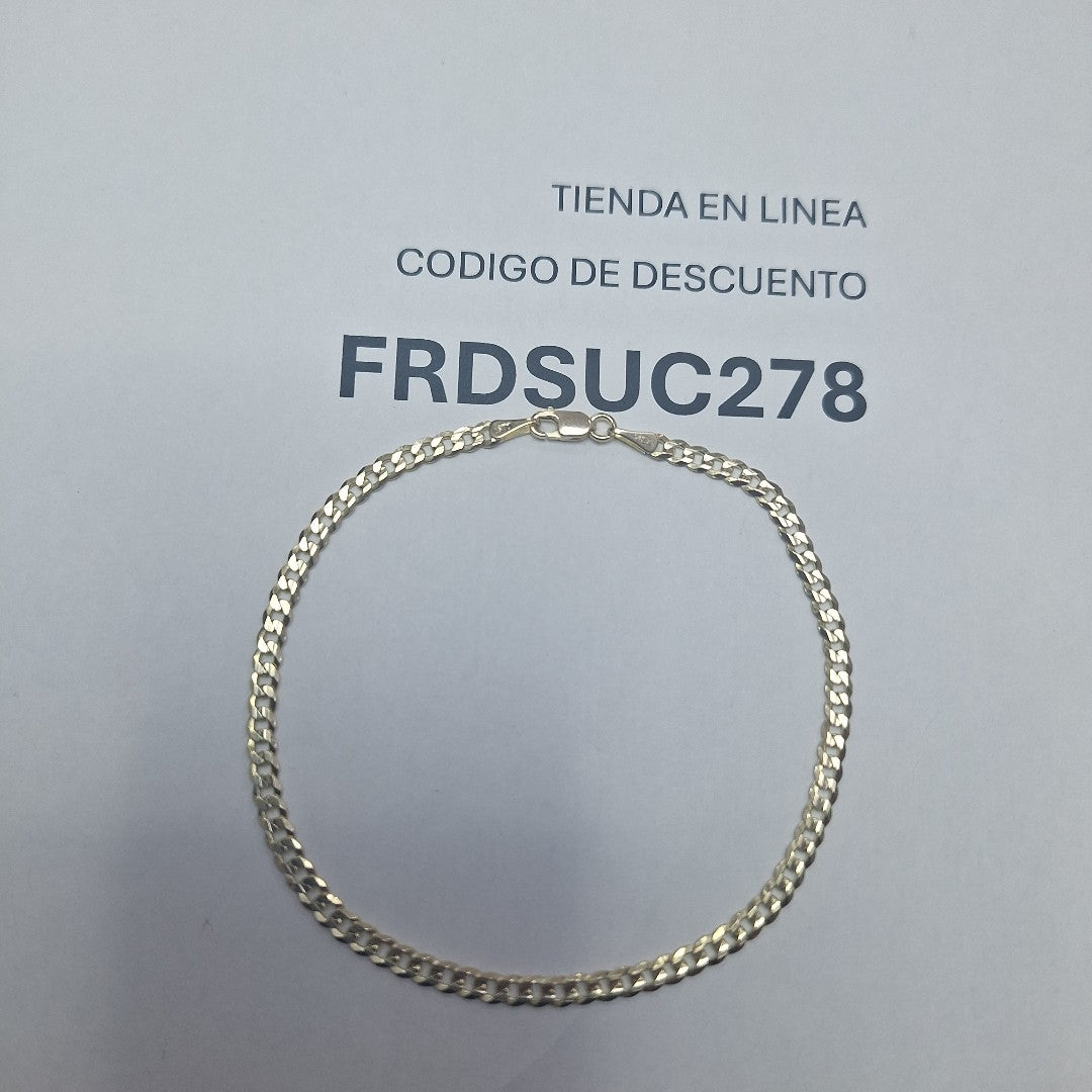 PULSERA BARBADA 14K 21 CM 3.8 GR (NUEVO)