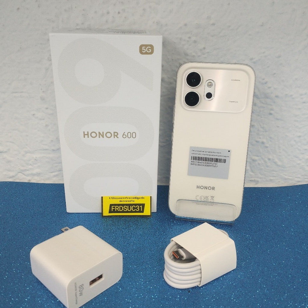 CELULAR HONOR 600 VKJ-NX9 (2026) 256 GB 8 GB RAM (SEMINUEVO)