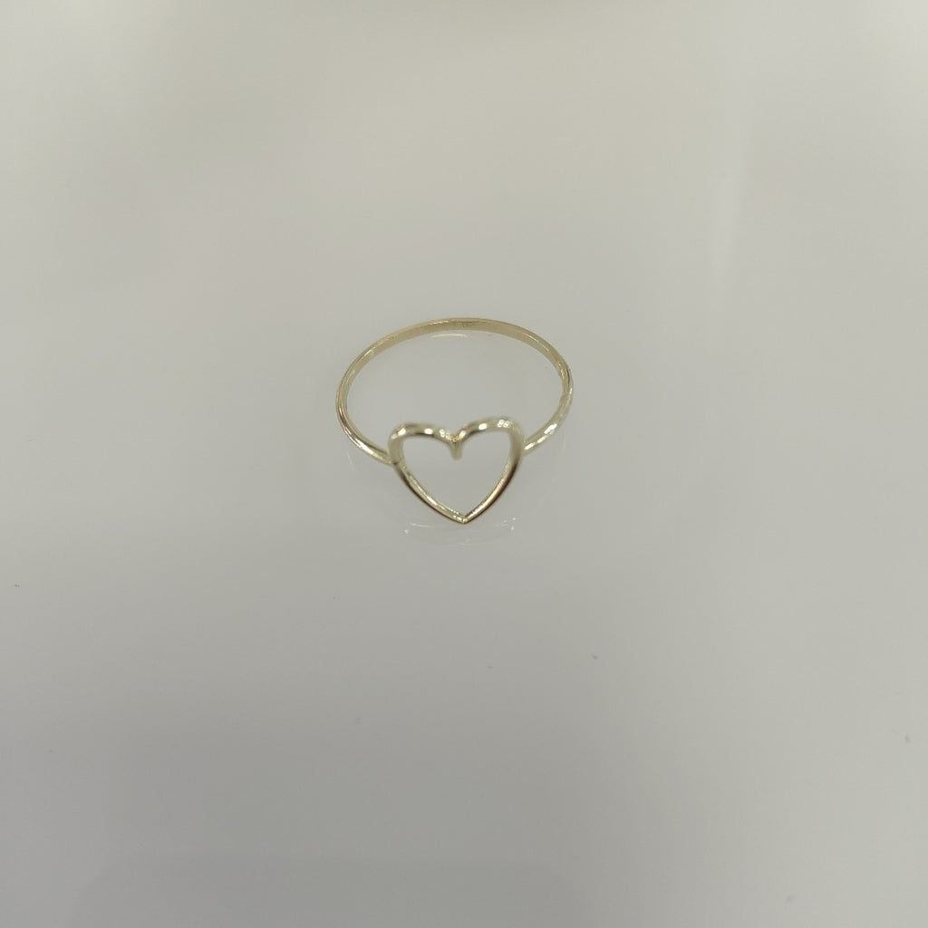 ANILLOS ANILLITO FIG CORAZON 10K TALLA 9 0.9 GR (NUEVO)