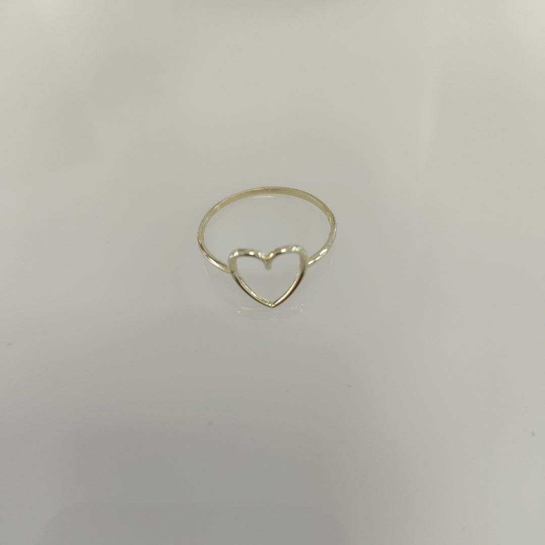 ANILLOS ANILLITO FIG CORAZON 10K TALLA 9 0.9 GR (NUEVO)
