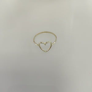 ANILLOS ANILLITO FIG CORAZON 10K TALLA 9 0.9 GR (NUEVO)