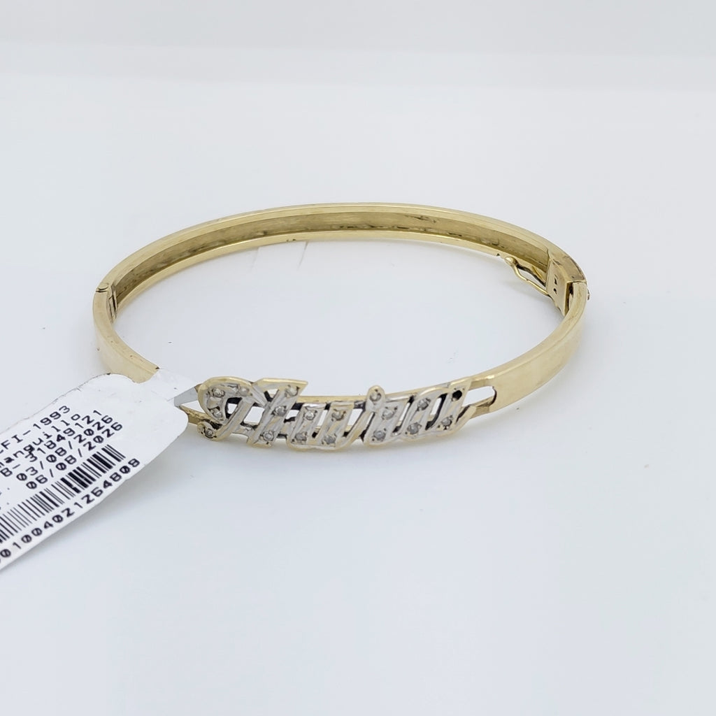 PULSERA RIGIDA ORO 14 K 15,40 GRMS (SEMINUEVO)