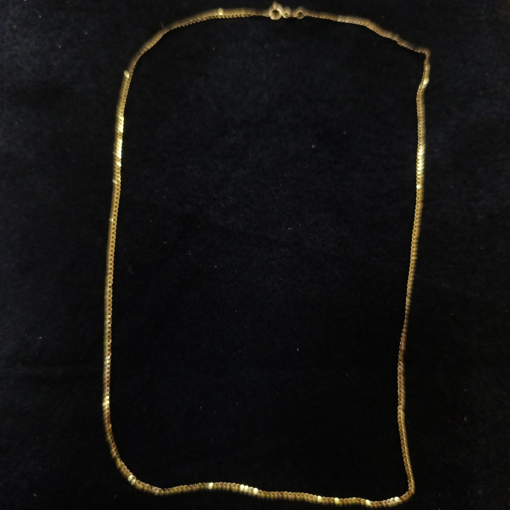 CADENAS BARBADA AMARILLA ORO 14K 2.1 (NUEVO)
