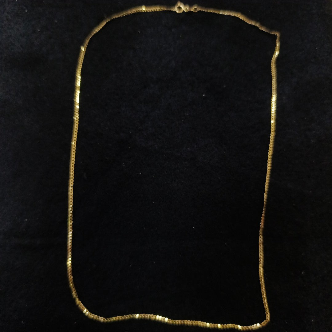 CADENAS BARBADA AMARILLA ORO 14K 2.1 (NUEVO)