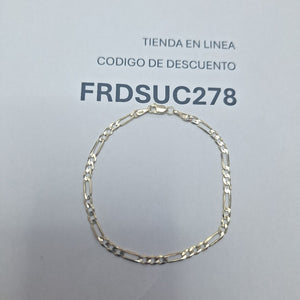 PULSERA TEJIDO 3X1 14K 18 CM 2.5 GR (NUEVO)
