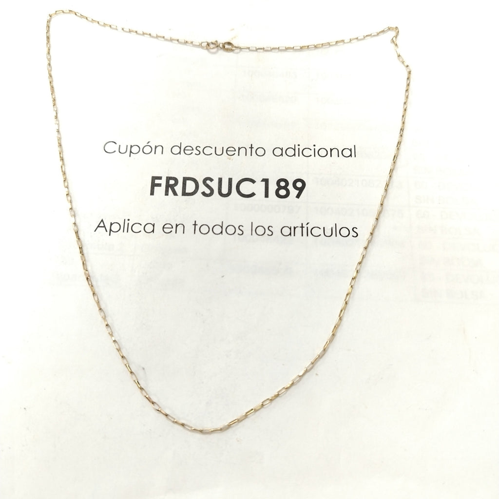 CADENA ORO 10 K 1.6 GRMS (SEMINUEVO)