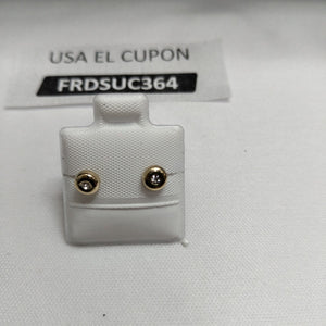 BROQUELES BROQUEL C CIRCONIA 14K 0.27 GR (NUEVO)