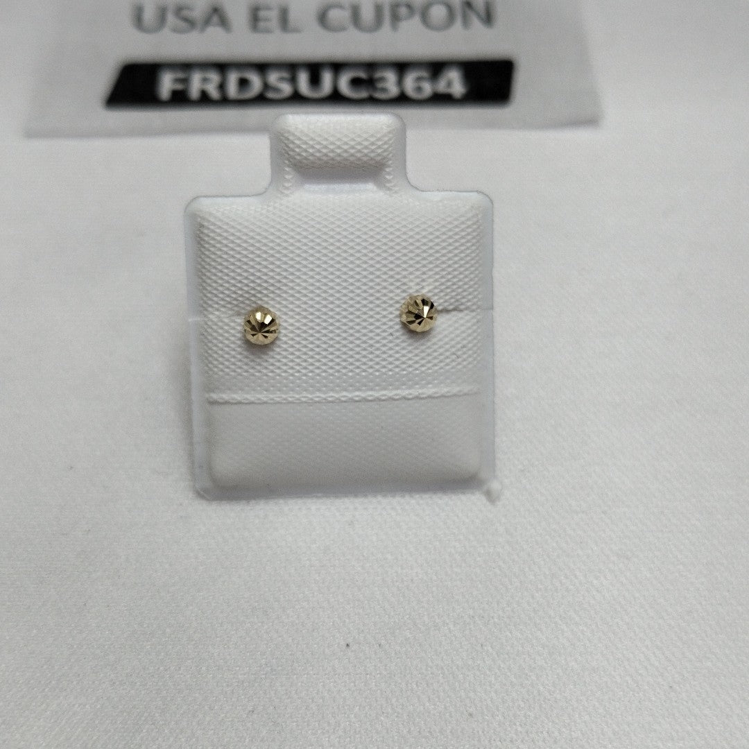 BROQUELES BROQUEL FIG HONGO 14K 0.17 GR (NUEVO)