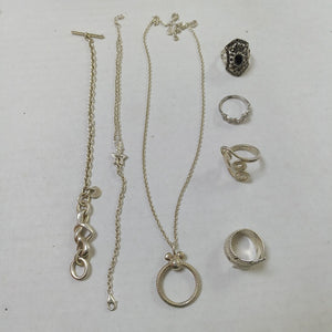 ANILLITO,CADENA,PULSERA PLATA 54,00 GRMS (SEMINUEVO)