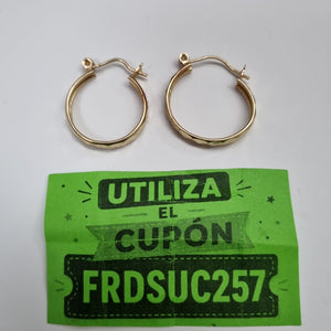 ARRACADAS PAR ORO 14 K 2,60 GRMS (SEMINUEVO)