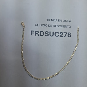 PULSERA BARBADA 14K 21 CM 2.3 GR (NUEVO)