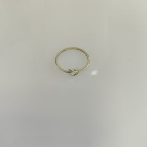 ANILLOS ANILLITO FIG CORAZON 10K TALLA 7 0.8 GR (NUEVO)