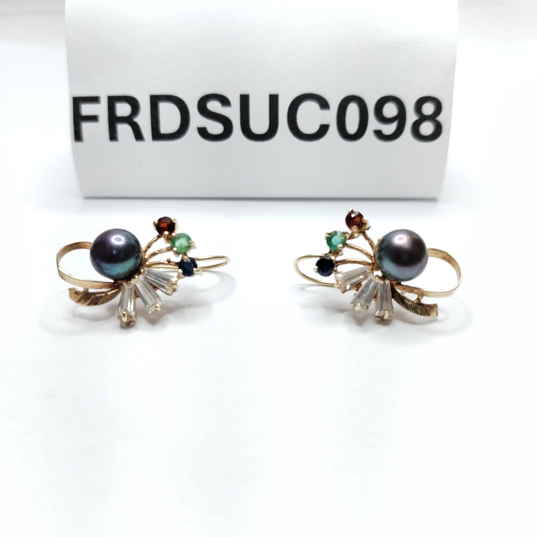 ARETES PAR ORO 8 K 3,60 GRMS (SEMINUEVO)
