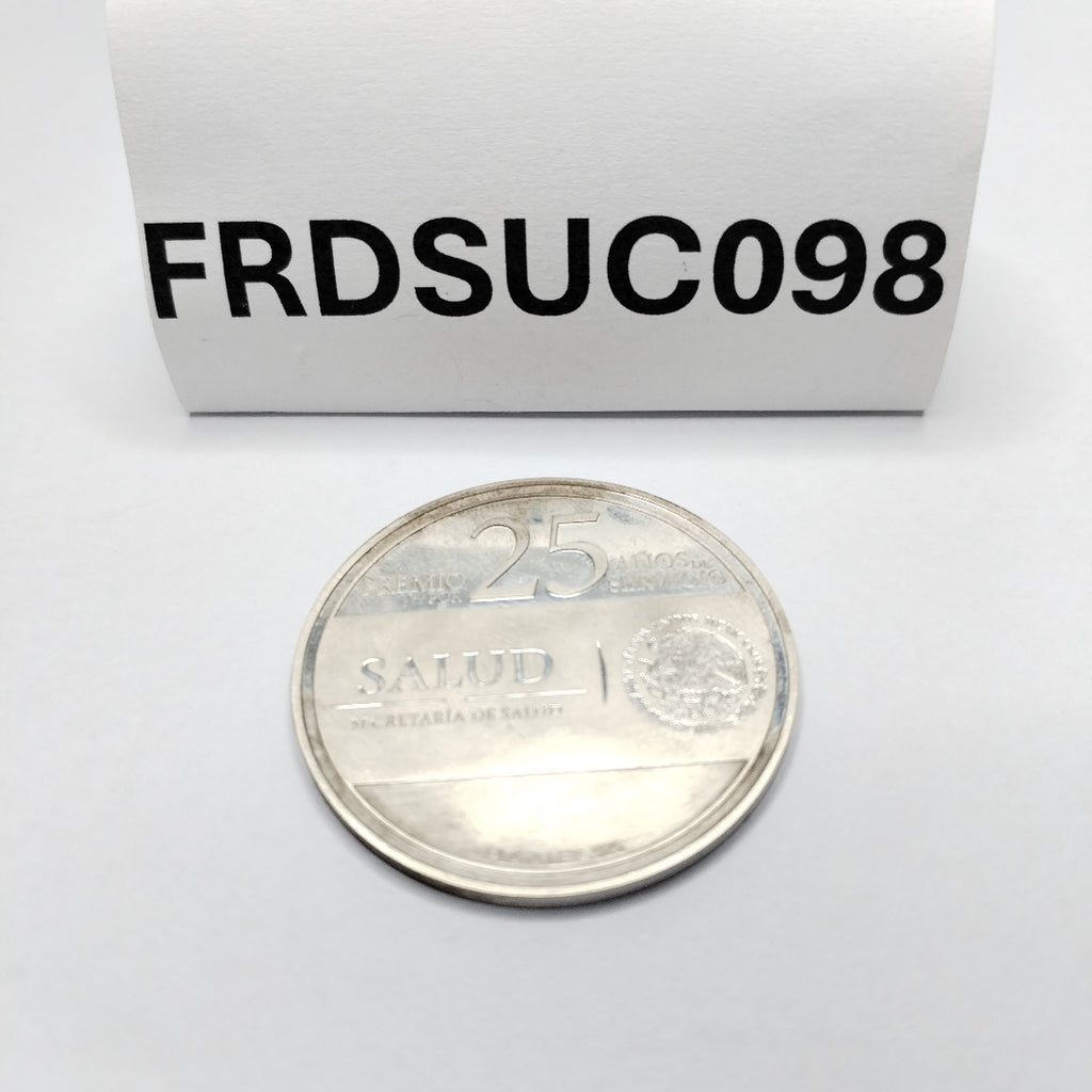 MEDALLA CONMEMORATIVA PLATA 16,90 GRMS (SEMINUEVO)