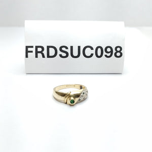 K1 2,90 GRMS 14 K IDENTIFICACIÓN ANILLO MATERIALES ORO MATERIALES GEMOLÓGI (SEMINUEVO)