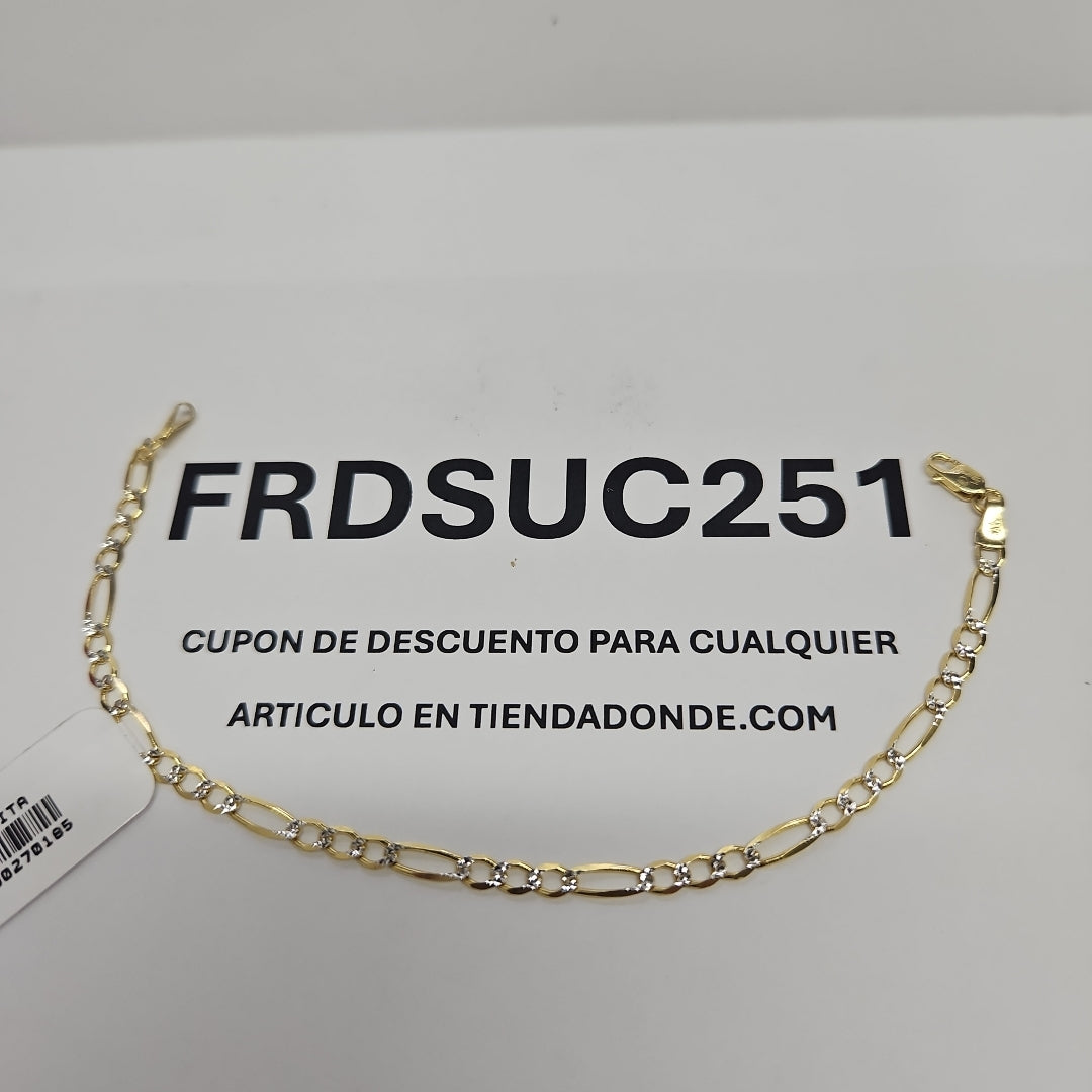 PULSERAS DAMA CARTIER 3 1 DIAMANTADA ORO 14K 2.6 (NUEVO)