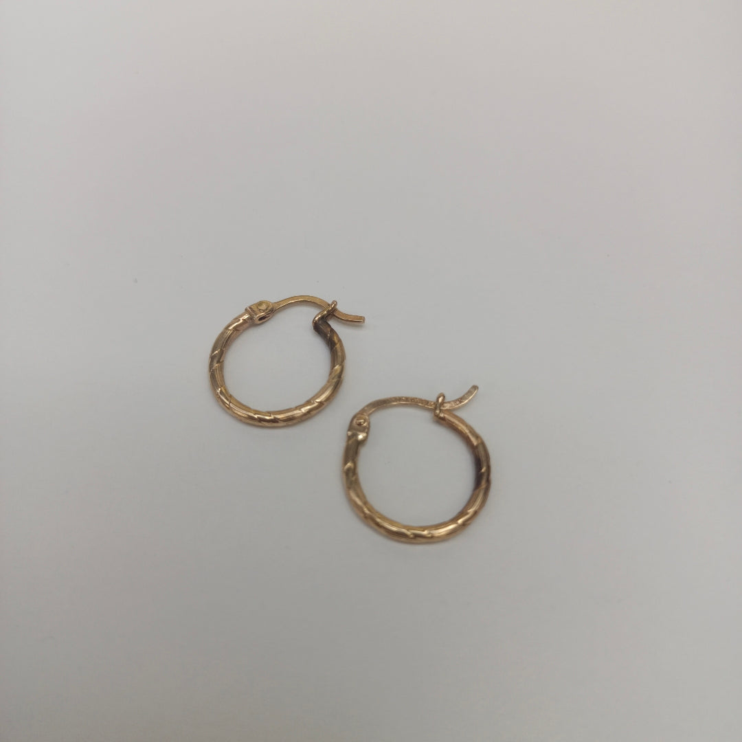 ARRACADAS PAR ORO 14 K 1.3 GRMS (SEMINUEVO)