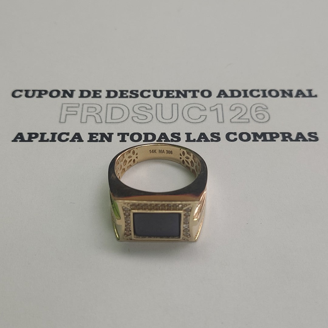 ANILLOS CABALLERO ORO 14K 7.5 (NUEVO)