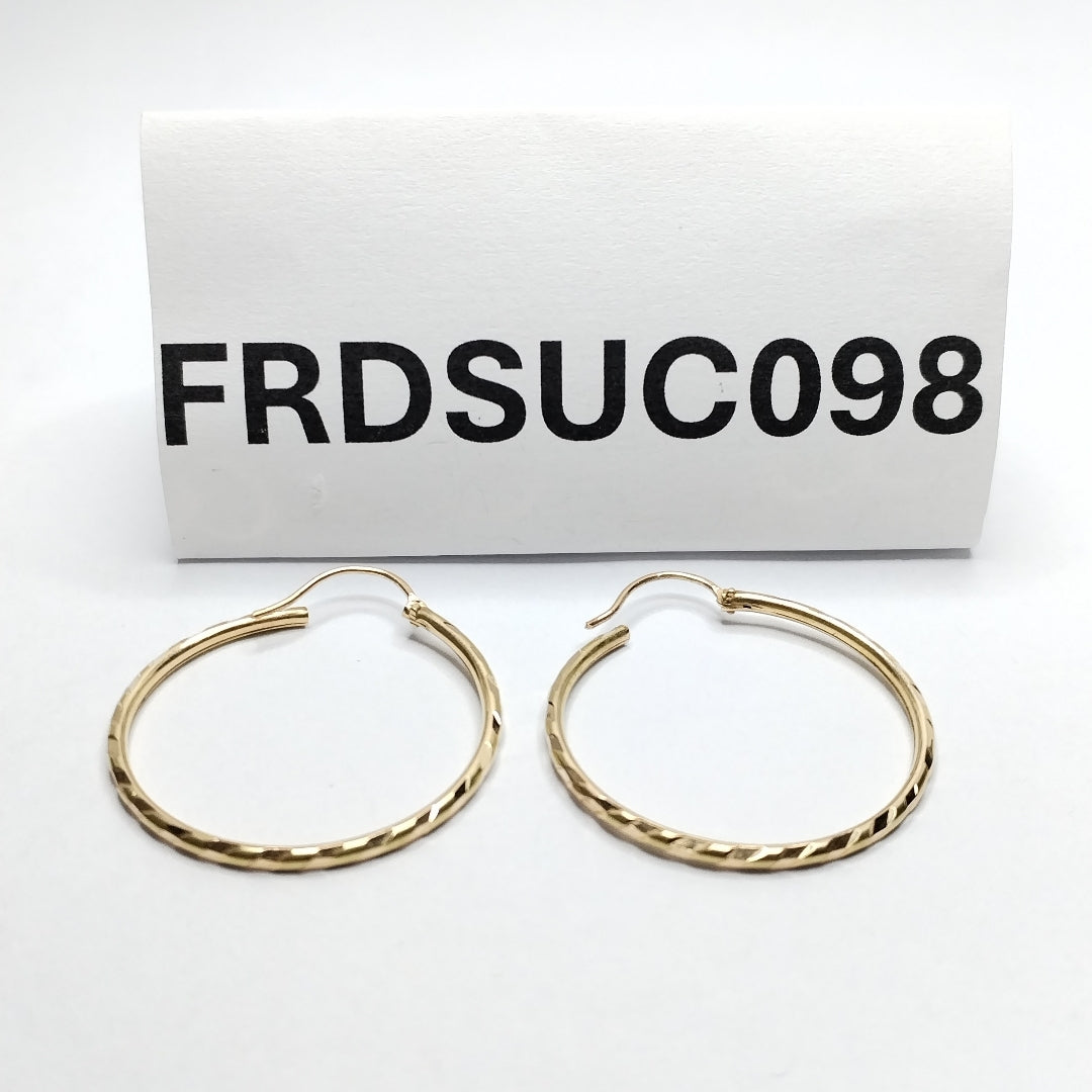 ARRACADAS PAR ORO 14 K 2.3 GRMS (SEMINUEVO)