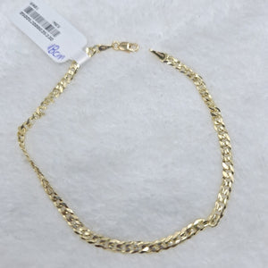 PULSERA BARBADA 14K 21 CM 3.7 GR (NUEVO)