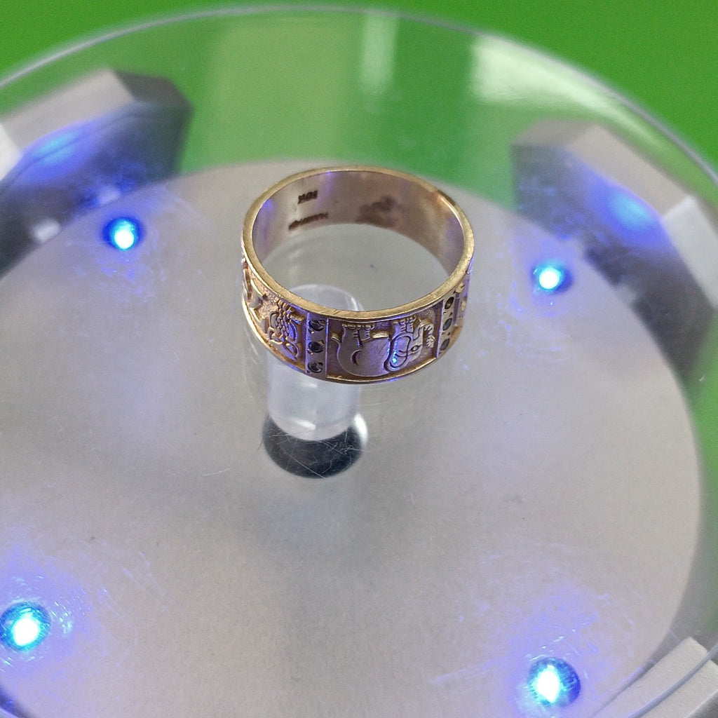 ANILLO ORO 10 K 4.3 GRMS (SEMINUEVO)
