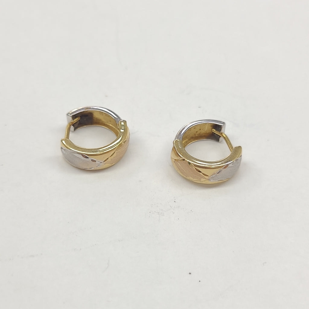 ARRACADAS PAR ORO 14 K 1.4 GRMS (SEMINUEVO)