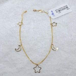 PULSERA ESPECIAL DIJES 10K 18 CM 1.1 GR (NUEVO)