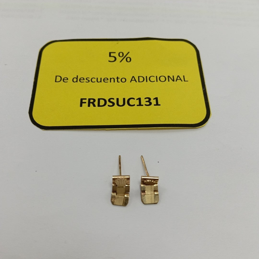 BROQUELES PAR ORO 10 K 0,80 GRMS (SEMINUEVO)