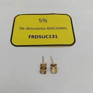 BROQUELES PAR ORO 10 K 0,80 GRMS (SEMINUEVO)