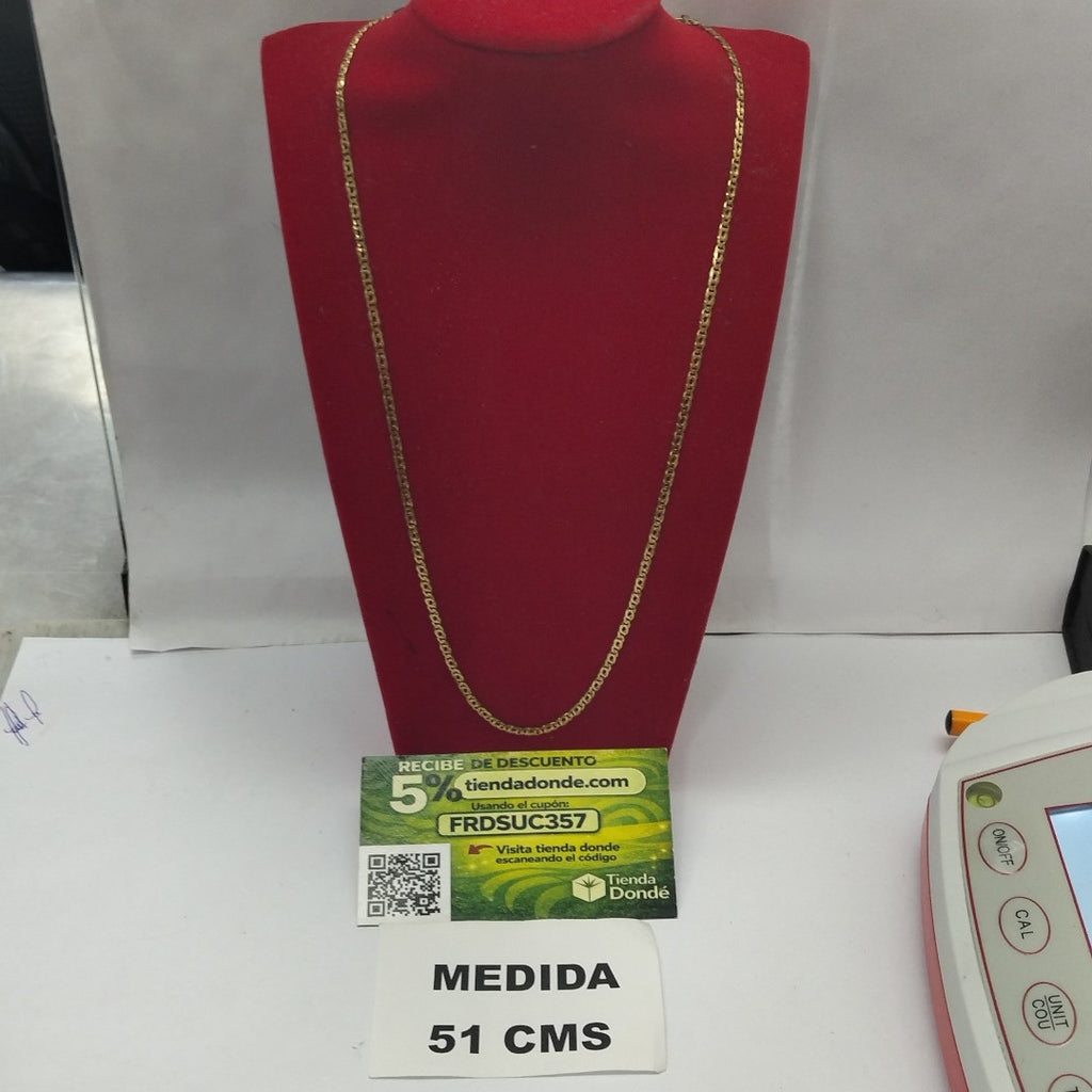 CADENA ORO 14 K 5.9 GRMS (SEMINUEVO)