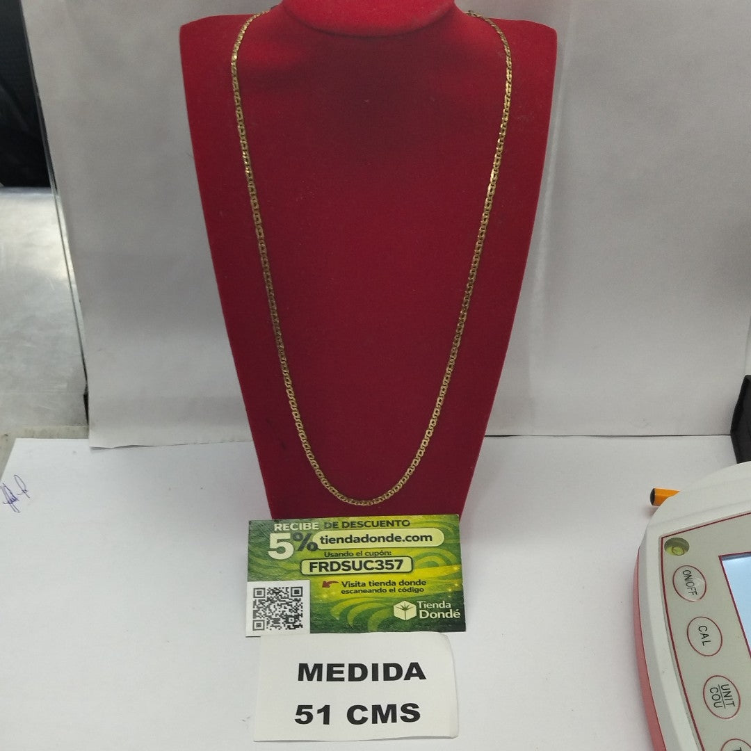 CADENA ORO 14 K 5.9 GRMS (SEMINUEVO)