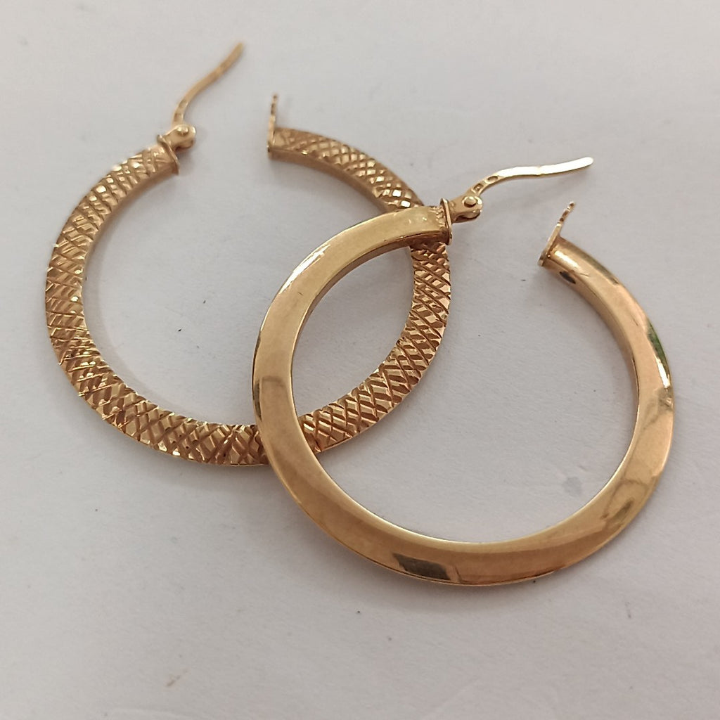 ARRACADAS PAR ORO 14 K 2.7 GRMS (SEMINUEVO)