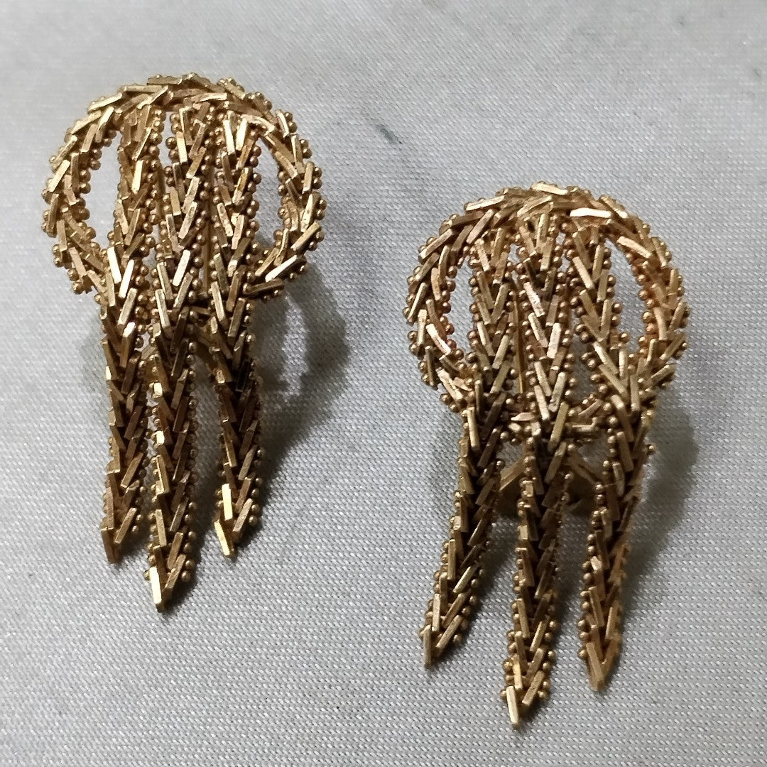 ARETES PAR ORO 14 K 10.6 GRMS (SEMINUEVO)