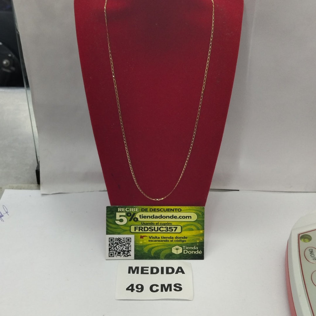 CADENA ORO 10 K 1.2 GRMS (SEMINUEVO)