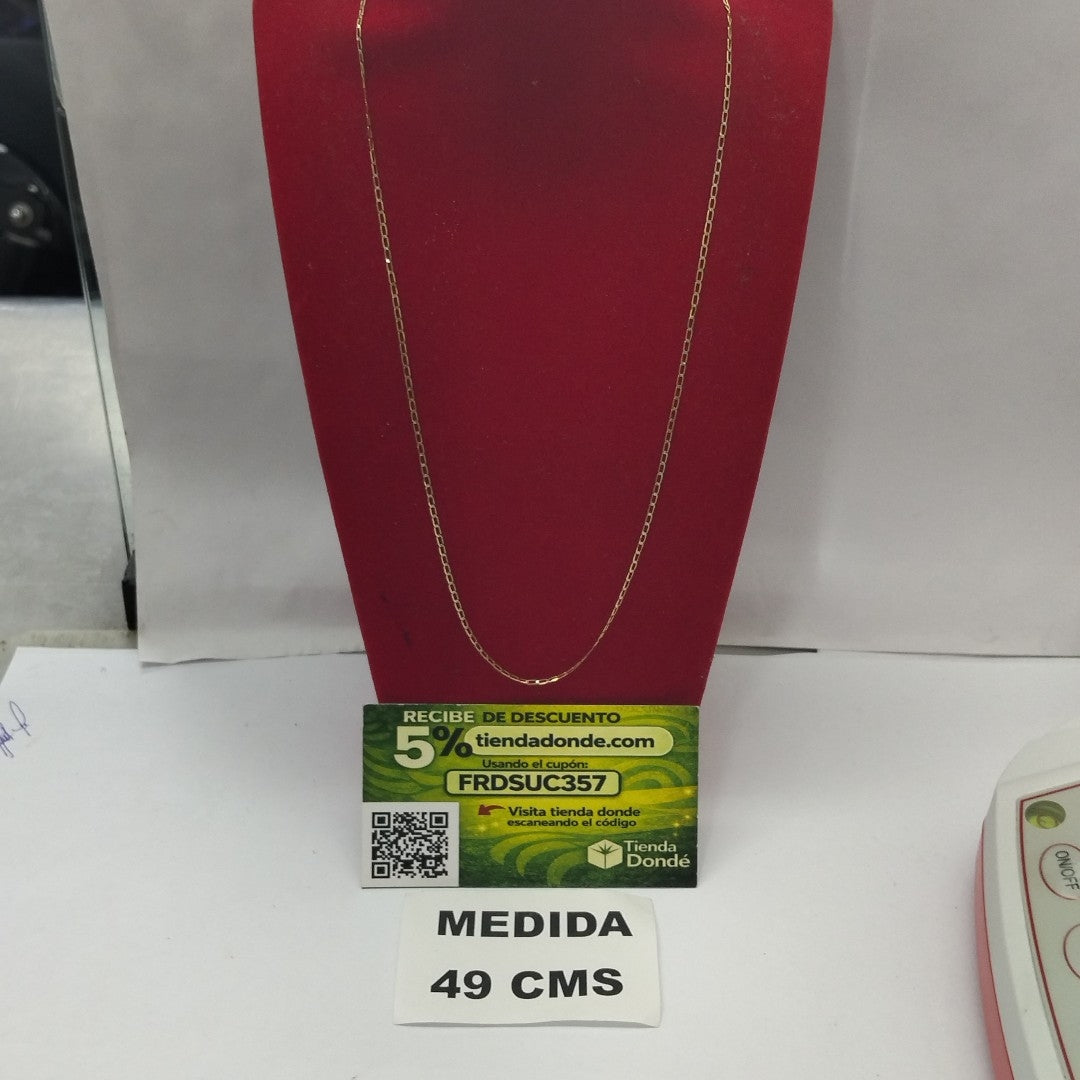 CADENA ORO 10 K 1.2 GRMS (SEMINUEVO)
