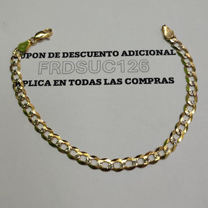 PULSERA BARBADA 14K 21 CM 6.3 GR (NUEVO)