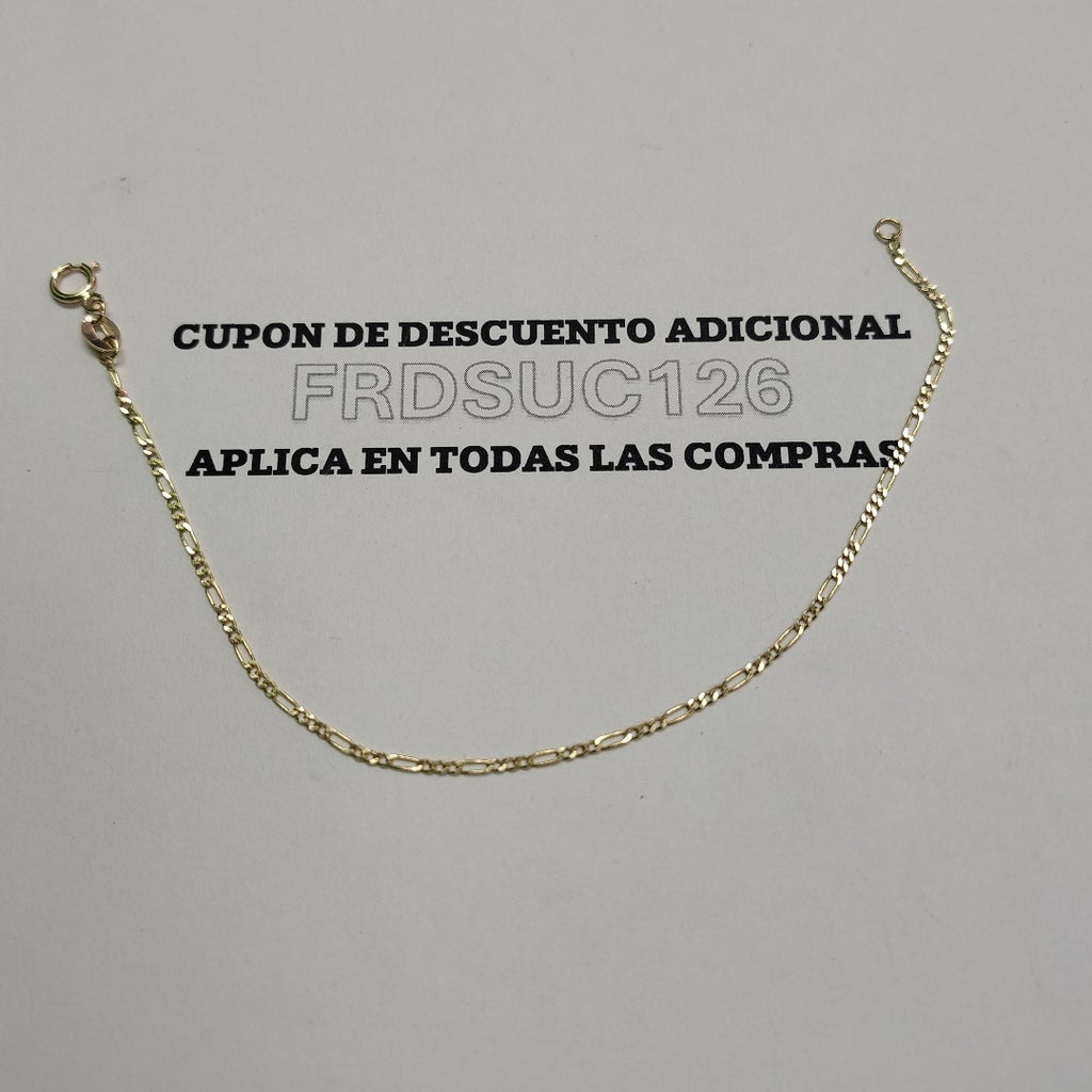 PULSERA 3X1 14K 18 CM 0.9 GR (NUEVO)