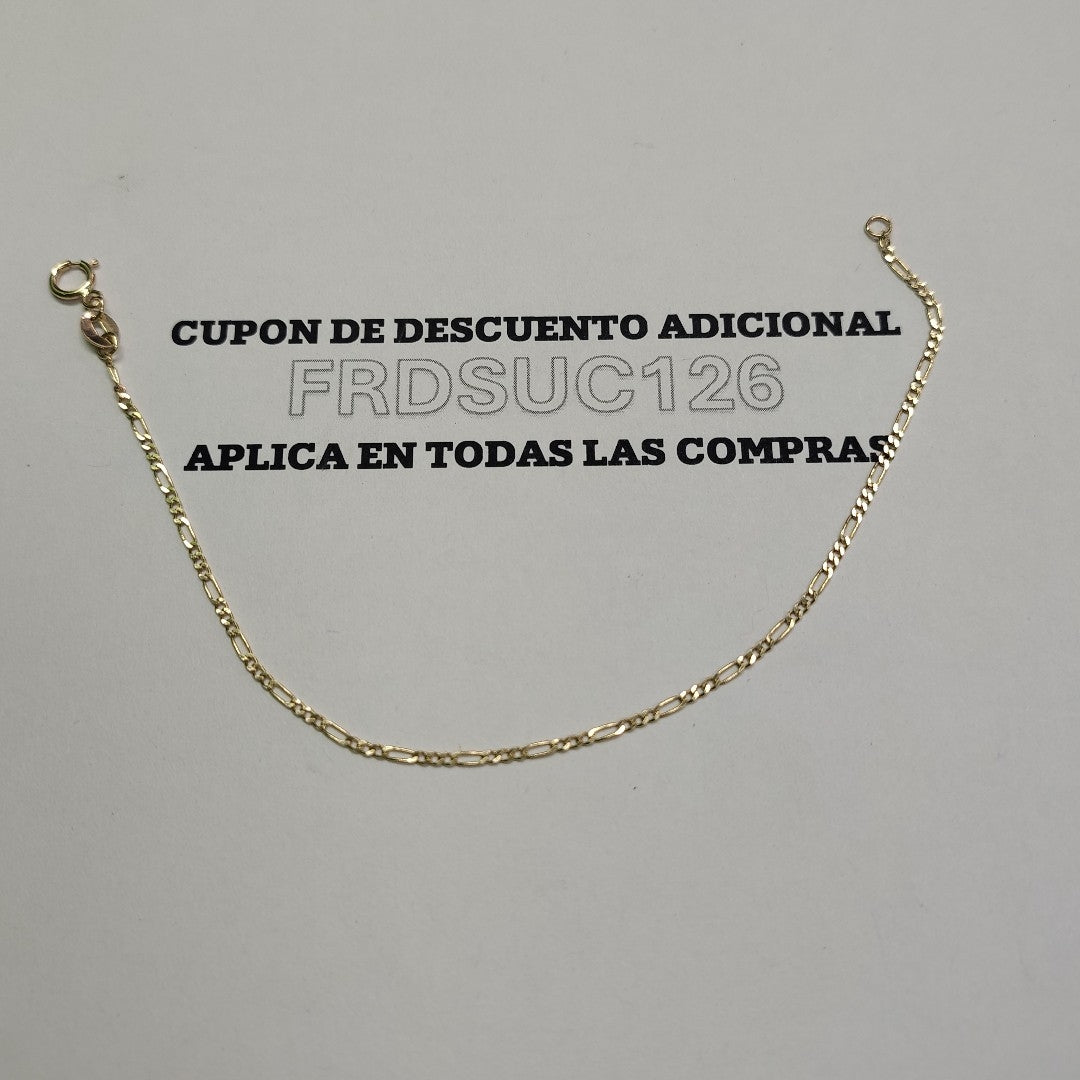 PULSERA 3X1 14K 18 CM 0.9 GR (NUEVO)