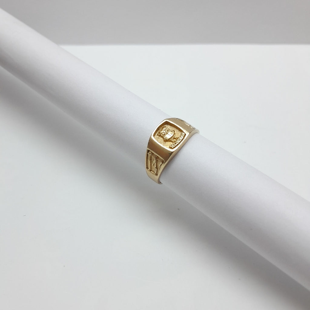 ANILLO DE GRADUACIÓN ORO 10 K 4,10 GRMS (SEMINUEVO)