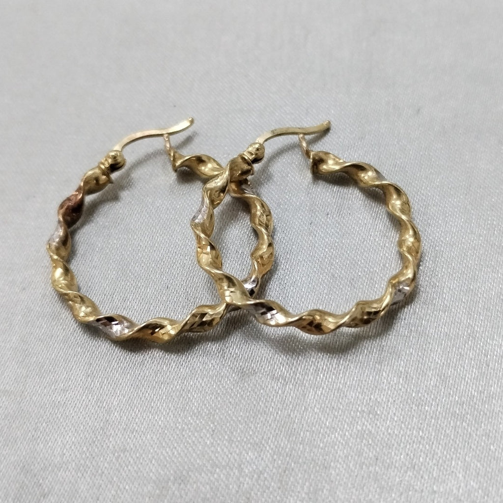 ARRACADAS PAR ORO 10 K 1.8 GRMS (SEMINUEVO)