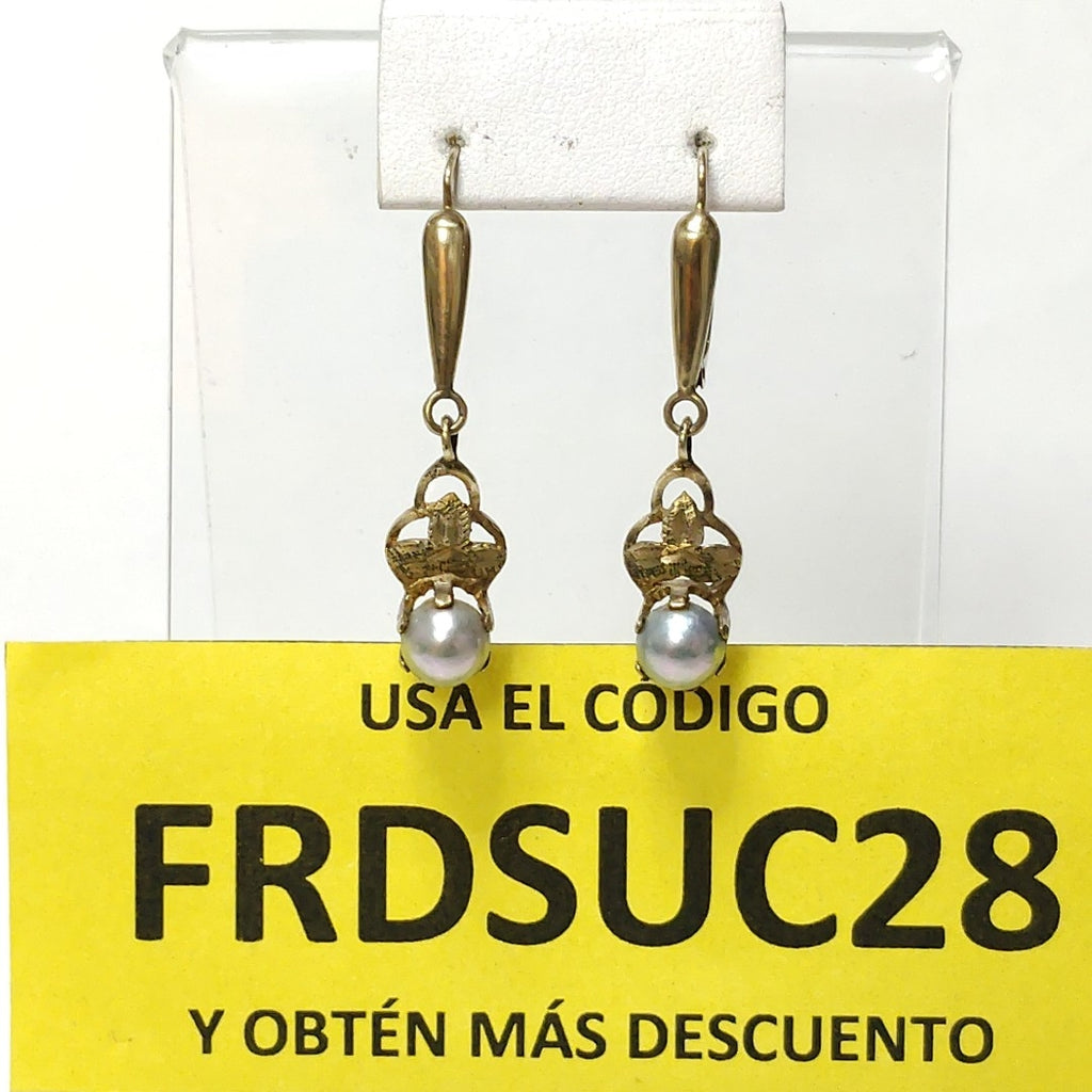 ARETES PAR ORO 8 K 4,10 GRMS (SEMINUEVO)