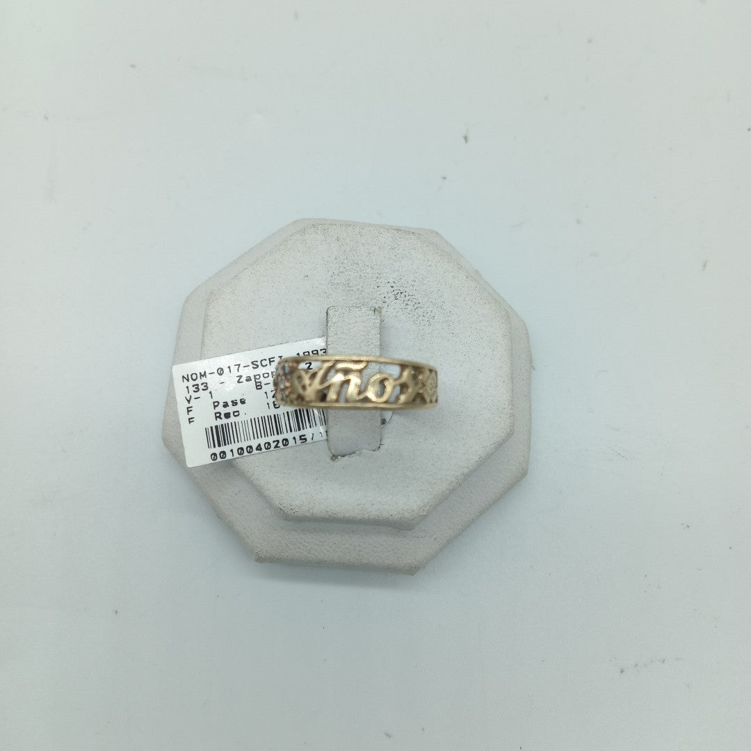 ANILLO ORO 10 K 2.8 GRMS (SEMINUEVO)