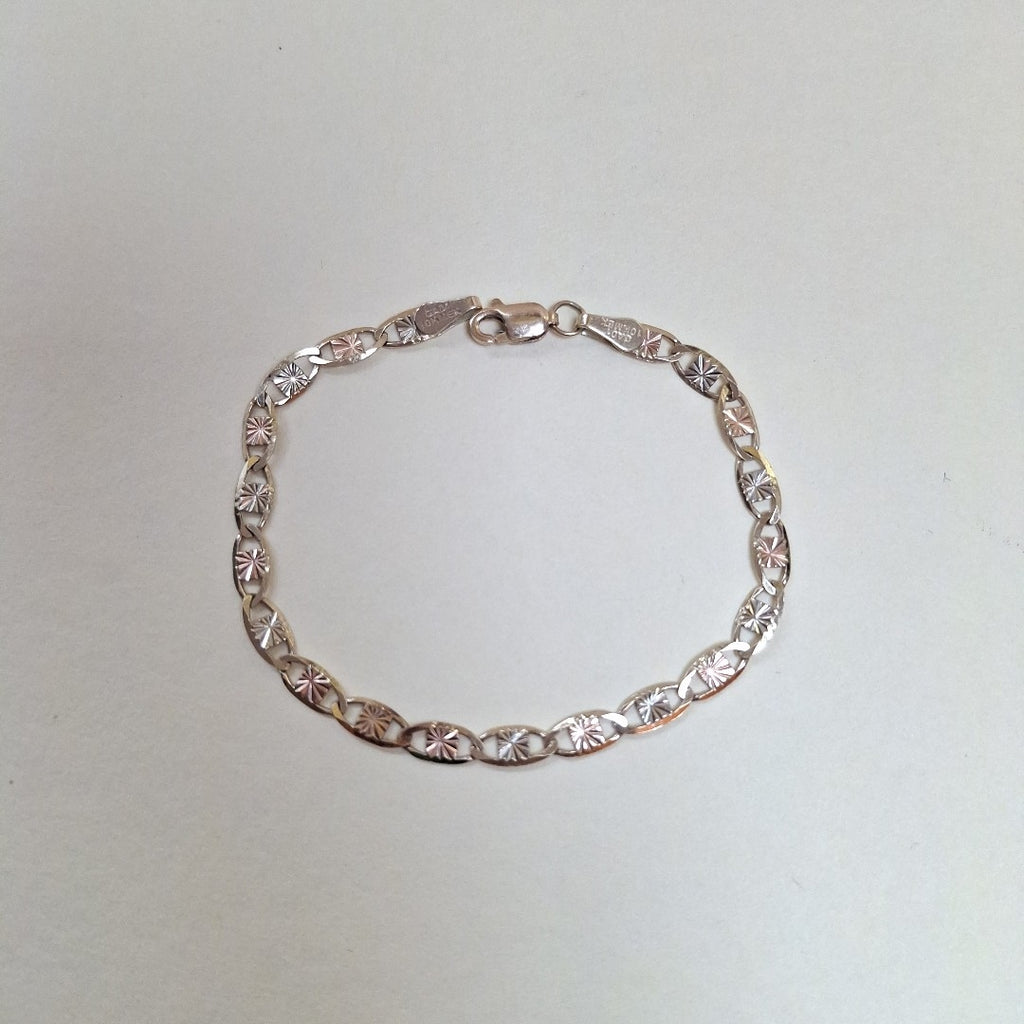 PULSERA ORO COMBINADO 10 K 3.4 GRMS (SEMINUEVO)
