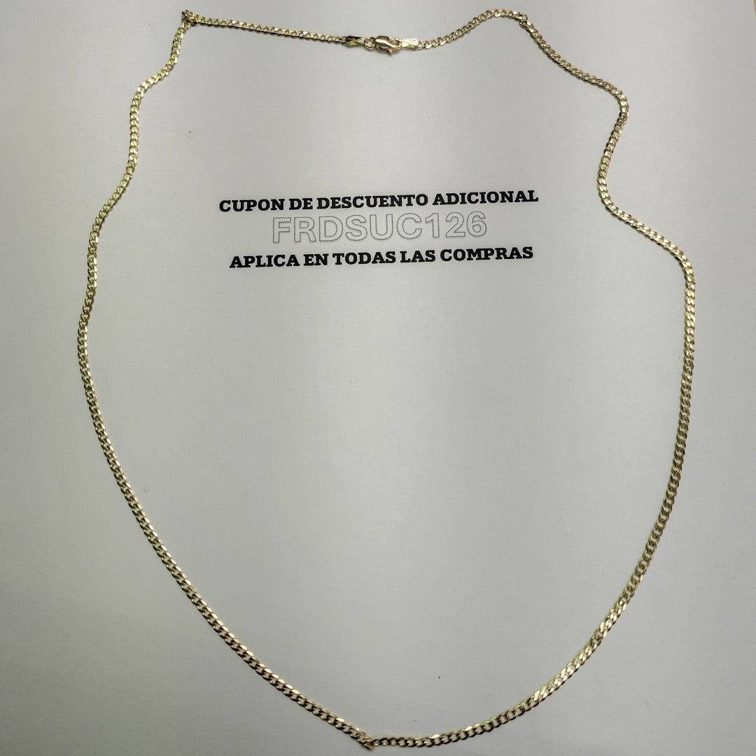 CADENA BARBADA 14K 60 CM 5.9 GR (NUEVO)