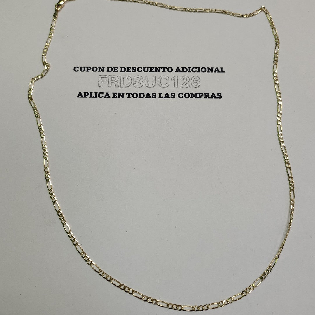 CADENA 3X1 14K 55 CM 5 GR (NUEVO)