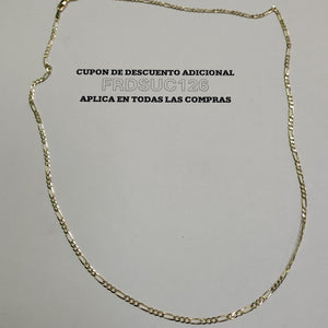 CADENA 3X1 14K 55 CM 5 GR (NUEVO)