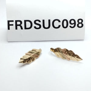 ARETES PAR ORO, ORO COMBINADO 14 K 1.4 GRMS (SEMINUEVO)