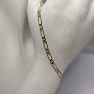 PULSERAS 1X1 ORO 14K 18 CM 2.6 GR (NUEVO)