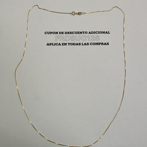 CADENA VENECIANO 14K 55 CM 1.7 GR (NUEVO)